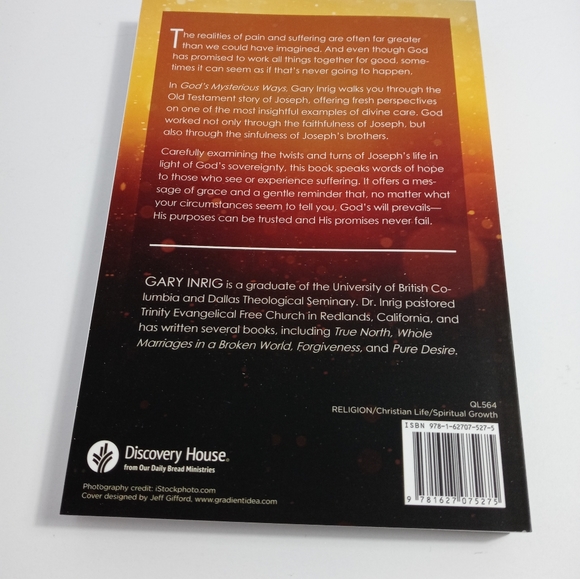 🏖 Gods Mysterious Ways Suffering,Grace, and Gods Plan for Joseph by Gary Inrig - Picture 2 of 3